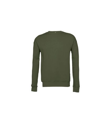 Bella + Canvas Unisex Adult Fleece Drop Shoulder Sweatshirt (Military Green) - UTRW7841