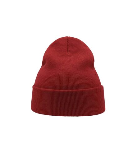 Atlantis Wind Double Skin Beanie With Turn Up (Red) - UTAB228