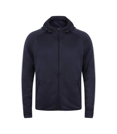Tombo Teamsport - Sweatshirt léger à capuche et fermeture zippée - Homme (Bleu marine) - UTRW4453