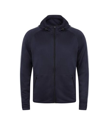 Tombo Teamsport - Sweatshirt léger à capuche et fermeture zippée - Homme (Bleu marine) - UTRW4453