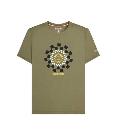 T-shirt Motif/style Jogging Aw25 Homme Vert Kaki Lambretta