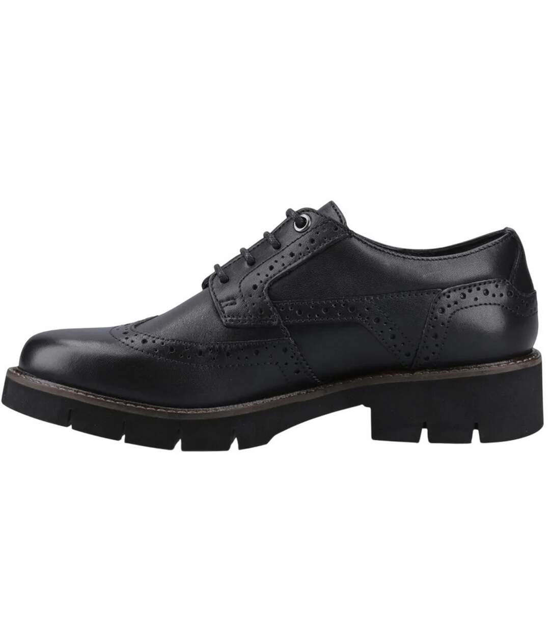 Chaussures Brogues Kacey Femme Noir POD-3