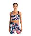 Womens/ladies Marble Swirl Sports Bra Light Pink White Navy Dare 2B-1
