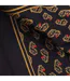 Mens Handkerchief One Size Black Red Luke 1977-2