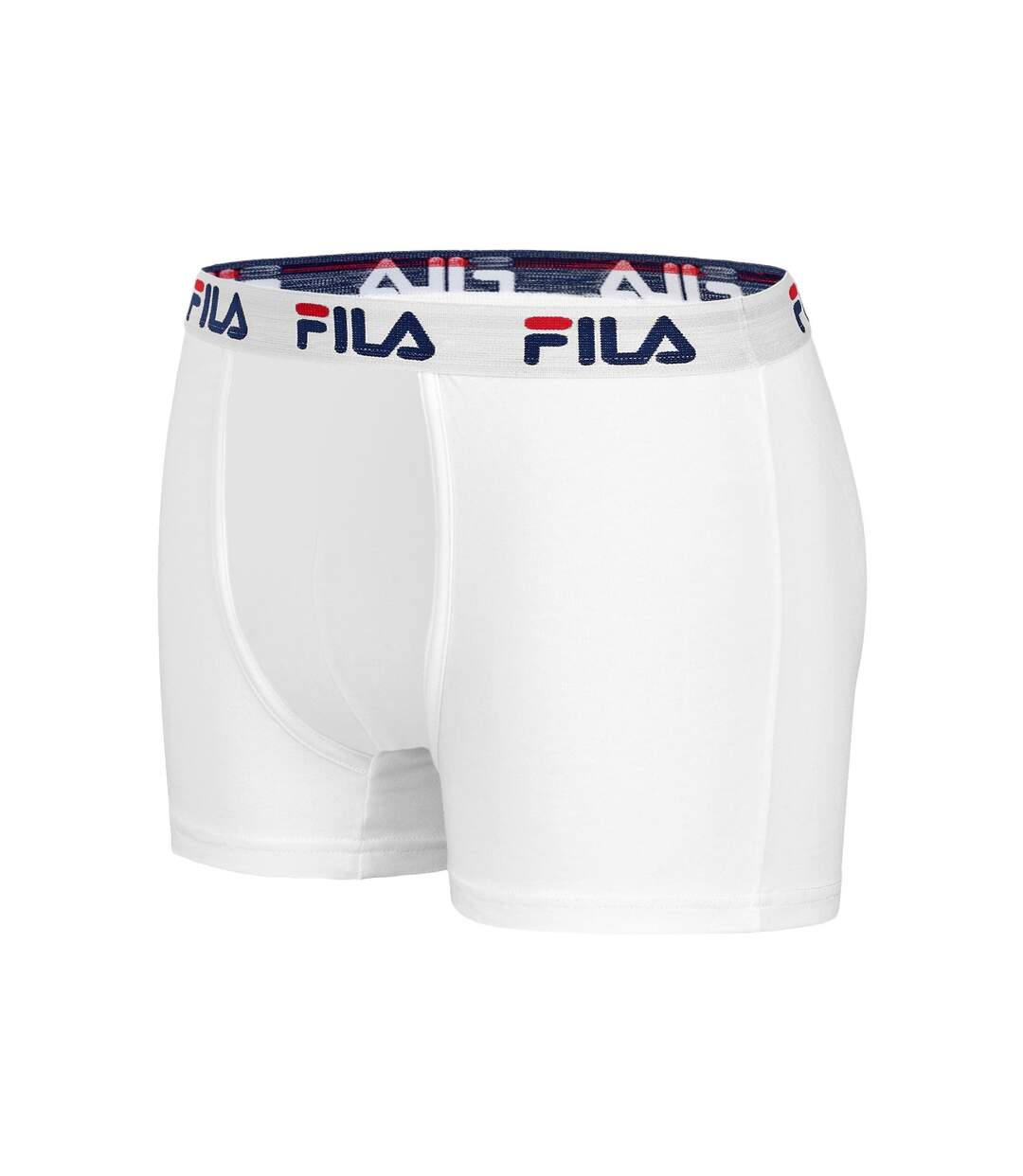 Lot de 4 Boxers Homme FILA 5016 coton couleur Blanc Fila-3