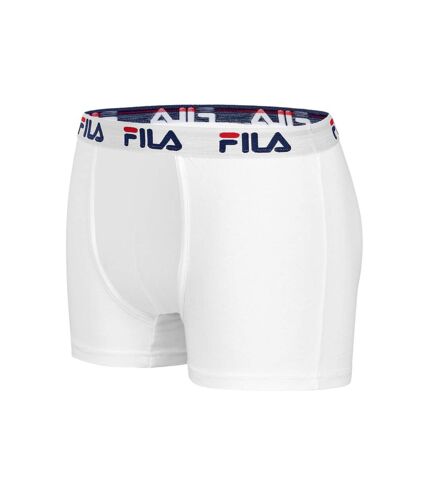 Lot de 4 Boxers Homme FILA 5016 coton couleur Blanc Fila - Blanc - XL