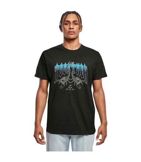 T-shirt Motif/style Scorpion Better Together Homme Noir Mister Tee