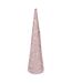 Cône Déco Sequins 120cm Rose Clair-1