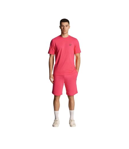 Mens Casual Shorts Pink Lyle & Scott