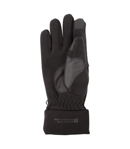 Mountain Warehouse Womens/Ladies Softshell Touch Gloves (Black) - UTMW1089