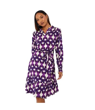 Mini robe femme violet Principles