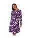 Womens/ladies abstract belt mini dress purple Principles