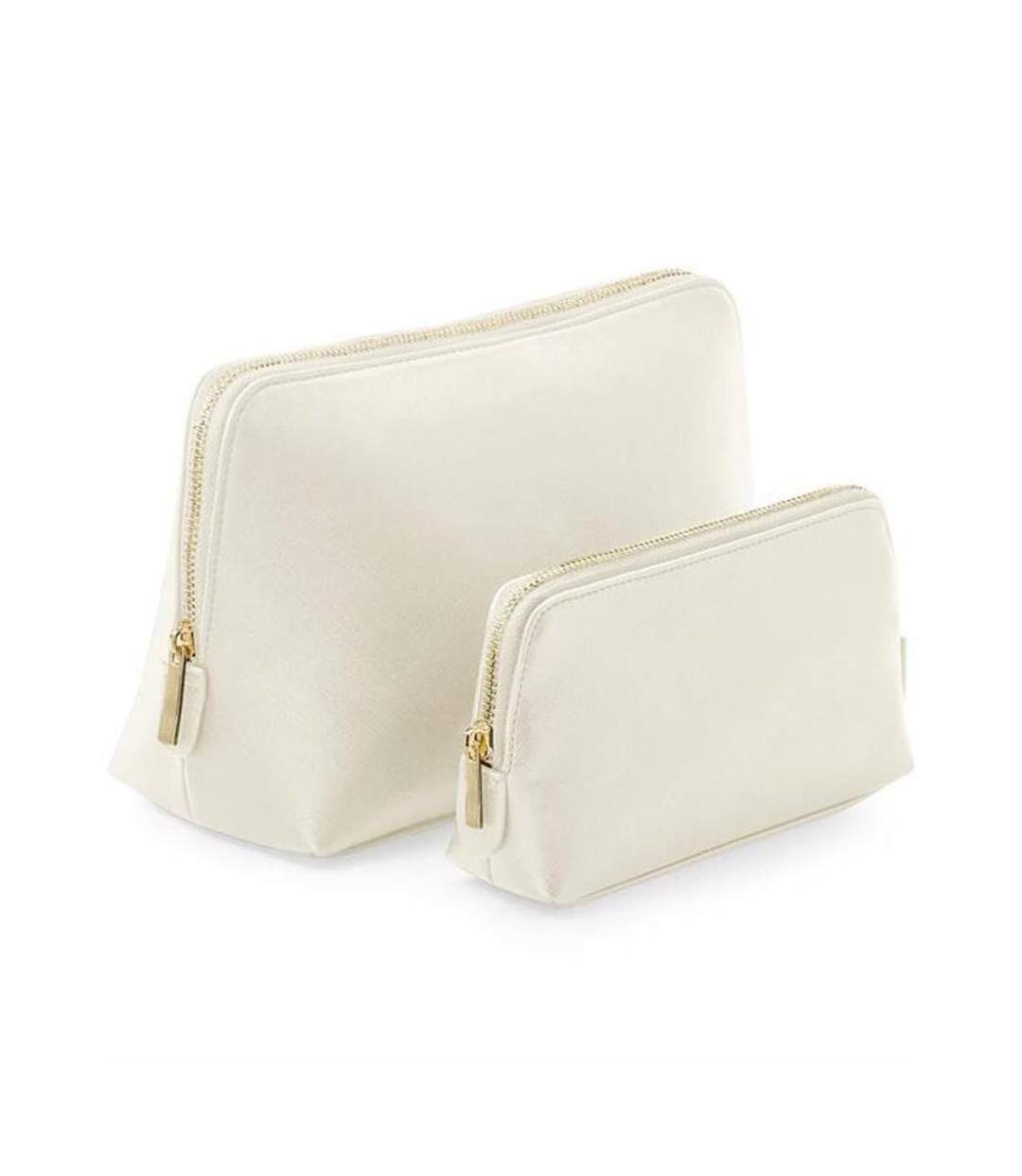 Trousse de toilette boutique m blanc cassé / doré Bagbase-1