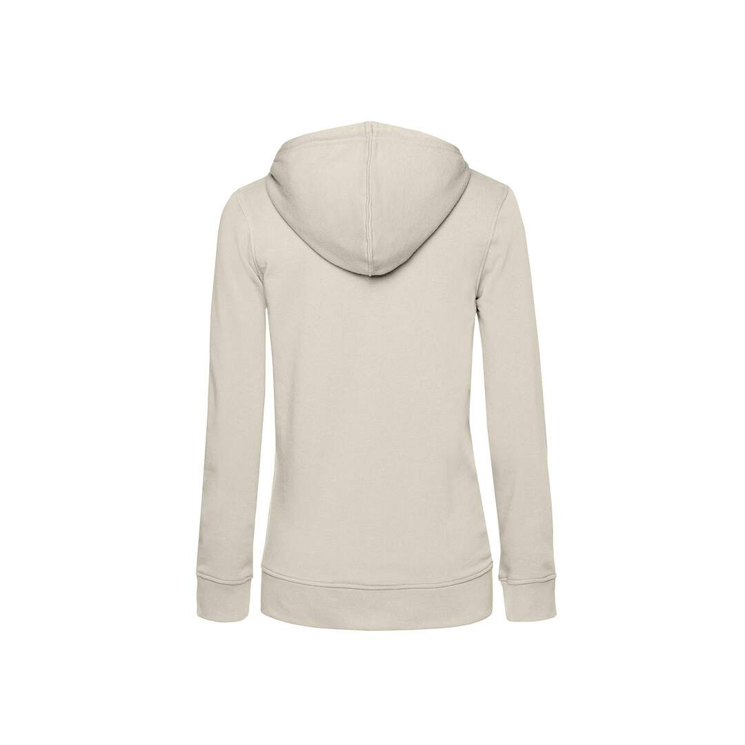 Veste à capuche femme blanc cassé B&C-2