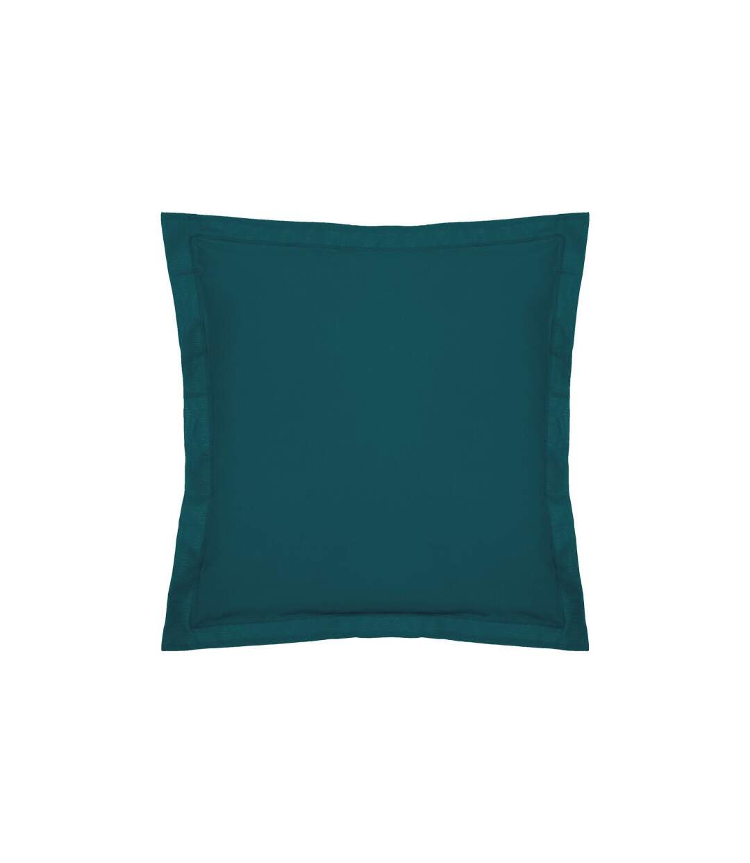 Taie d'Oreiller Percale 63x63cm Bleu Egéen-1