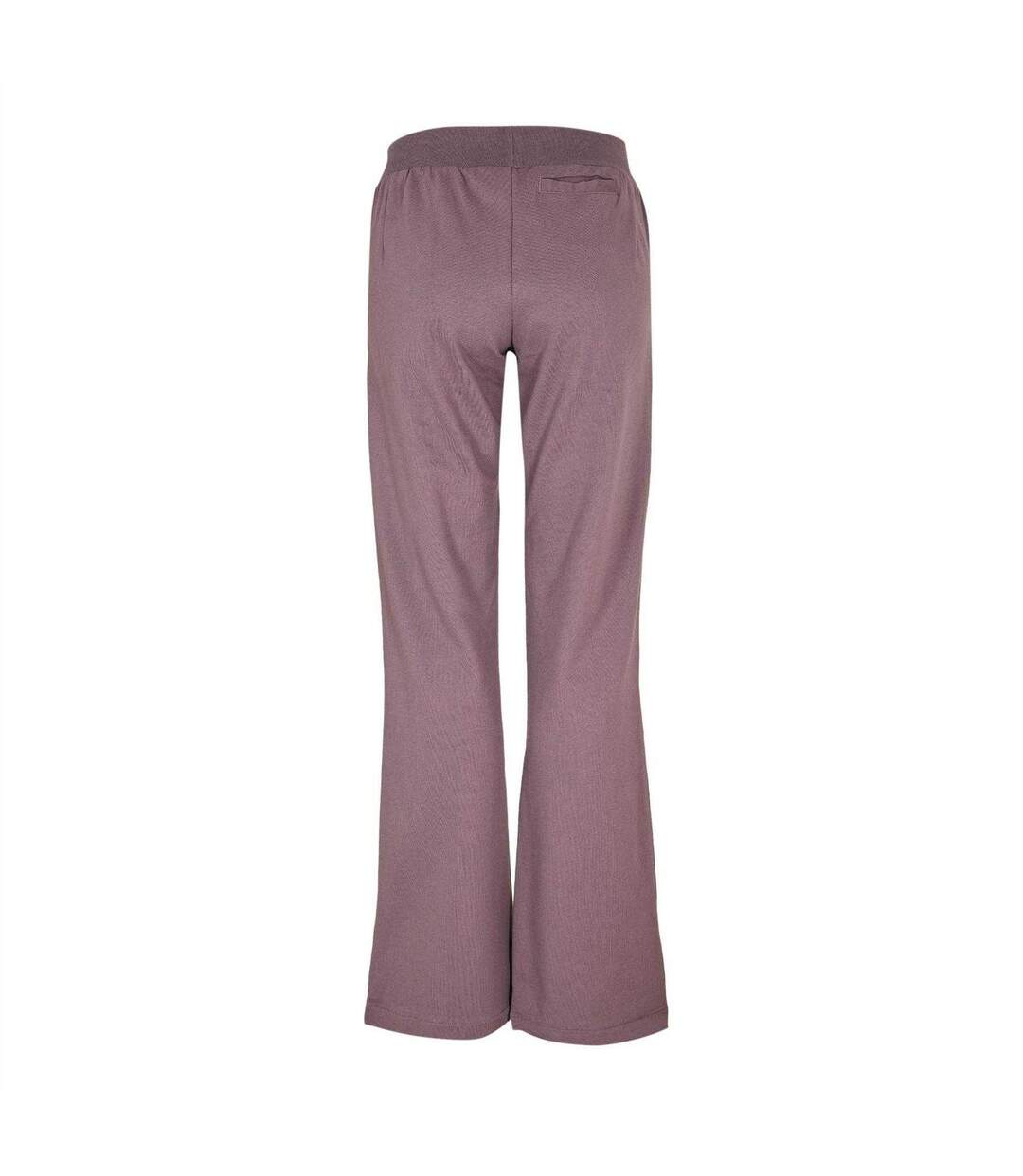 Womens/ladies Flared Jogging Bottoms Purple Puma-2