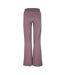Womens/ladies Flared Jogging Bottoms Purple Puma-2
