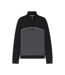 Mens Quarter Zip Sweatshirt Black Boss-1
