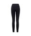 Womens/ladies Don´t Sweat It Plain Leggings Black Dare 2B-2