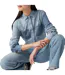 Womens/ladies Teodora Denim Lightweight Shirt Light Blue Levis-1