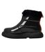 Womens/ladies Puffy Ankle Boots Black Toms-2