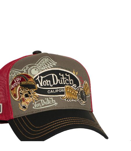 Casquette trucker avec filet adulte print devant Patches Vondutch