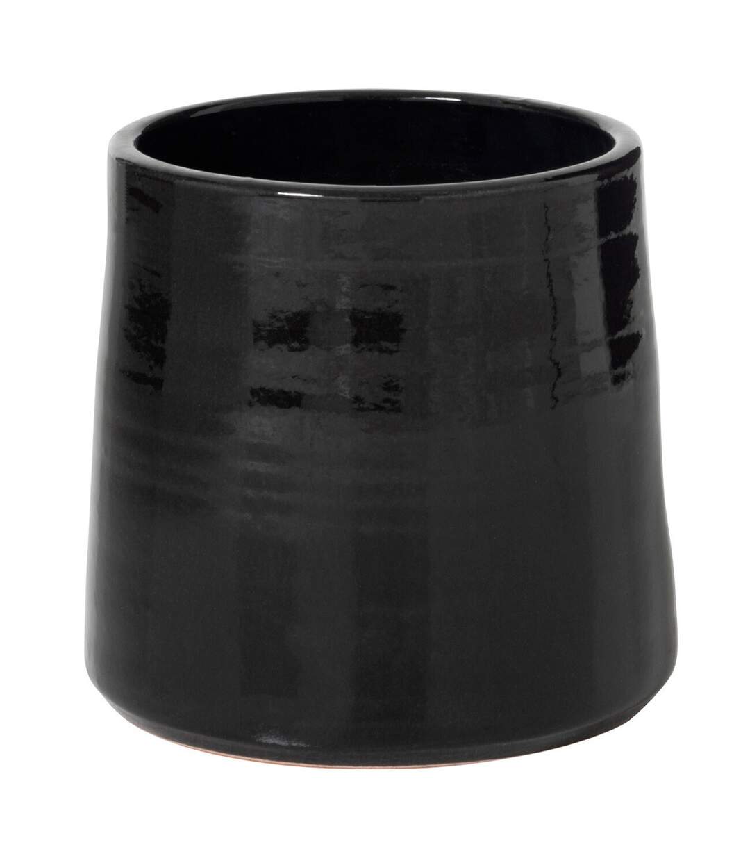 Cache Pot en Céramique Tolga 24cm Noir-1