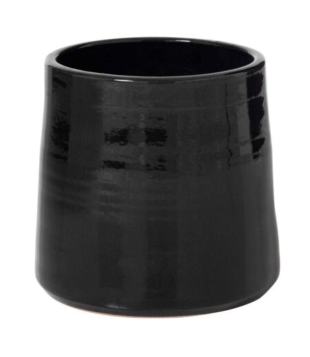 Cache Pot en Céramique Tolga 24cm Noir