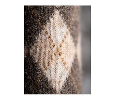 Mayflower CHO741 : Chaussettes mi-bas en angora marron pour une chaleur absolue
