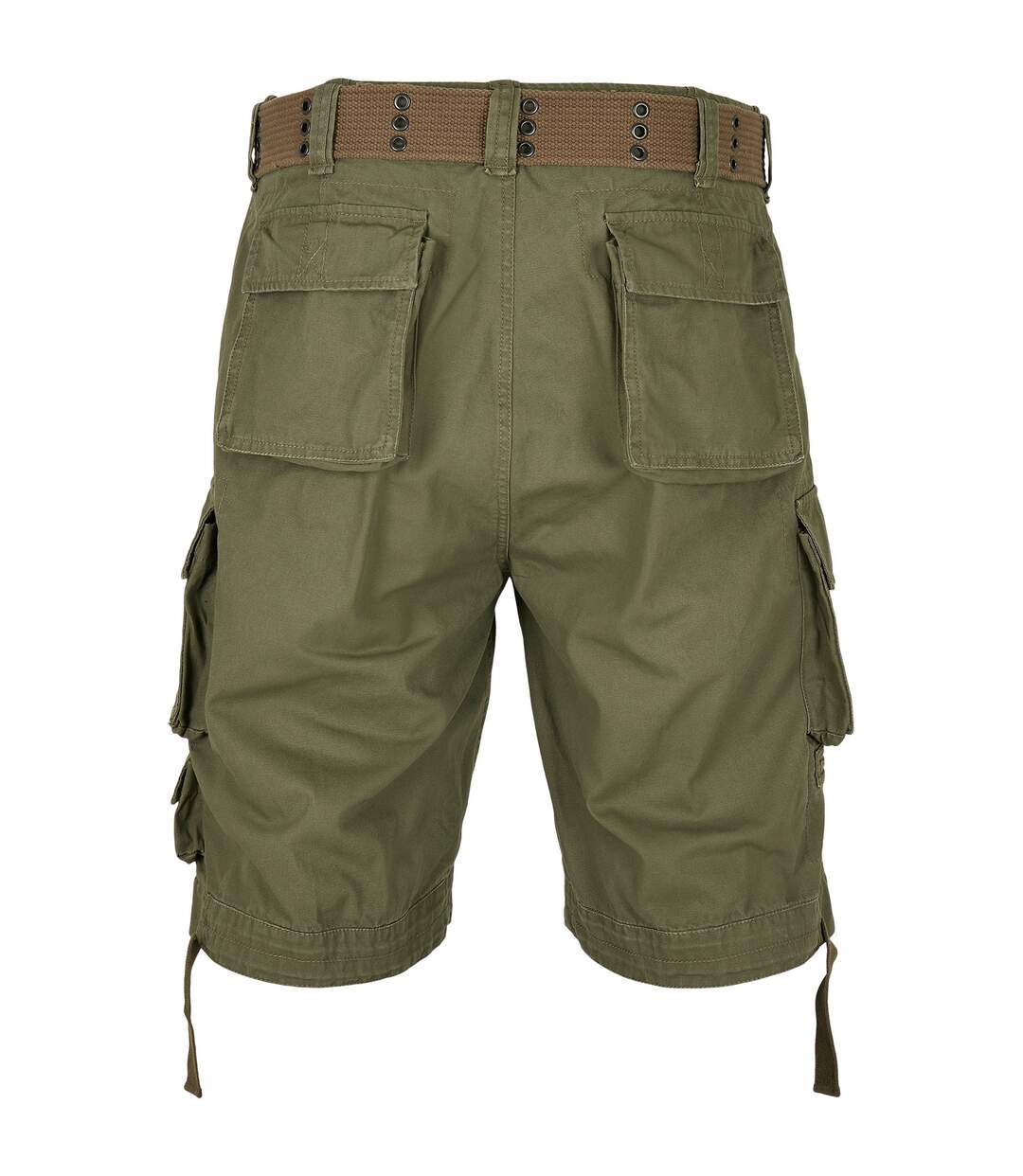 Short À Poches Savage Homme Olive Build Your Brand-2
