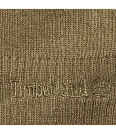 Mens Logo Knitted Beanie Green Timberland