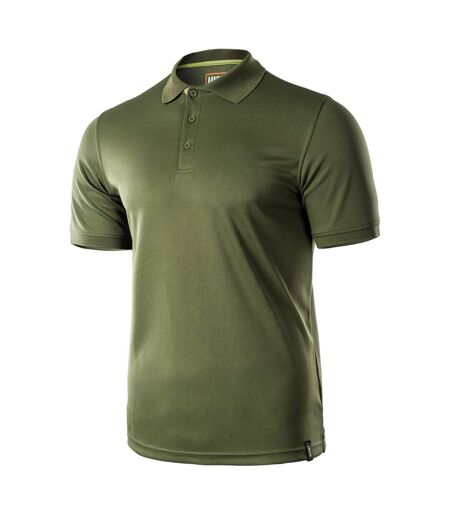 Mens Plain Polo Shirt Olive Winter Pear Magnum