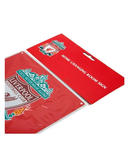 Liverpool FC Official Home Changing Room Sign (Red) (One Size)