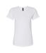 T-shirt Softstyle Femme Blanc Gildan-1