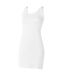Womens/ladies Tank Dress White Skinni Fit-1