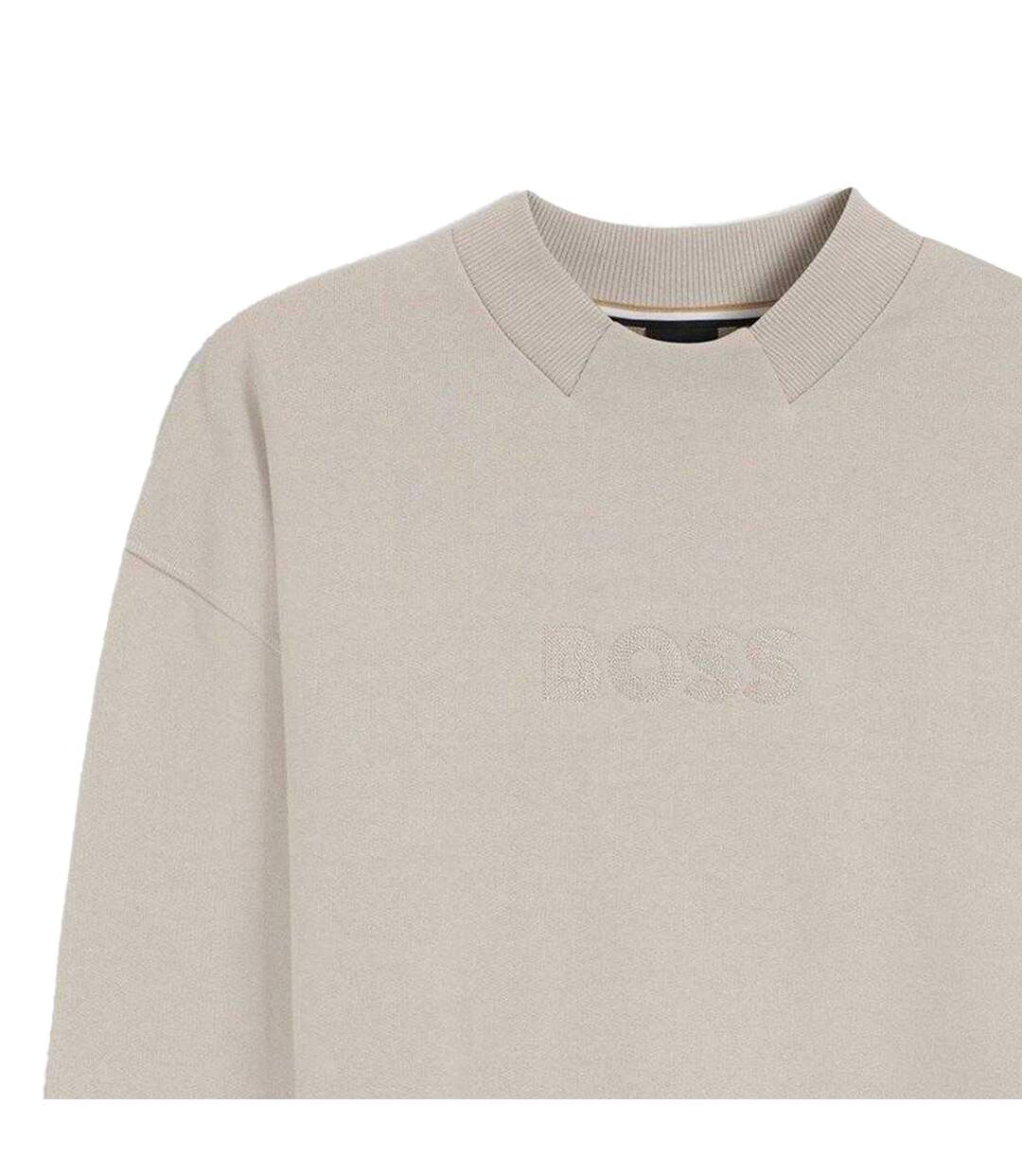 Sweat Motif/style Logo Fashion Homme Gris Clair Boss-2