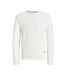 Pull en maille blanc homme jack & jones pannel-1
