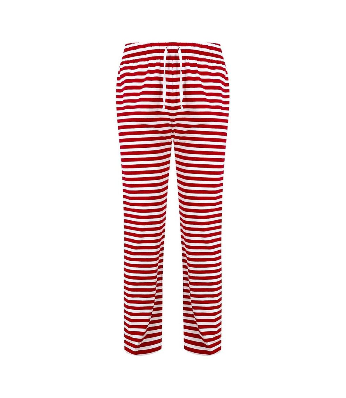 SF Mens Stripe Lounge Pants (Red/White)