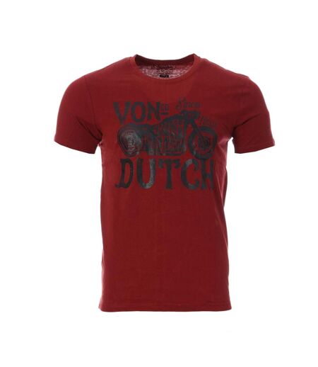 T-shirt Bordeaux Homme Von Dutch TRLOG3 - M