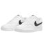 Mens Vision Low Leather Trainers White Black Nike-1