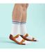 3 Pairs Mens Socks and Sandals Pattern Novelty Casual Socks | Funny Gift Idea-4