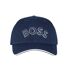 Casquette De Baseball Motif/style Logo Brodé Homme Bleu Marine Boss-1