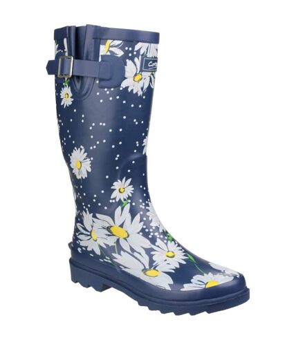 Cotswold Womens/Ladies Burghley Pull On Patterned Wellington Boots (Daisy) - UTFS3997