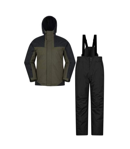 Blouson Et Pantalon De Ski Homme Kaki Foncé Mountain Warehouse