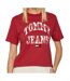 T-shirt Rouge Femme Tommy Jeans Classic College
