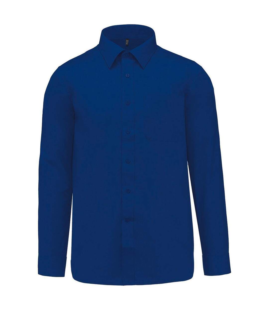 Chemise popeline manches longues - Homme - K545 - bleu indigo