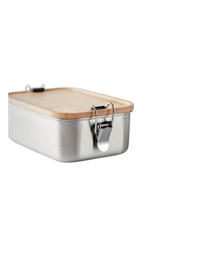 Sonabox stainless steel 750ml lunch box one size wood MidOcean