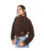 Lily Lane Womens/Ladies Kimora Borg Funnel Neck Hoodie (Brown) - UTBG669-3