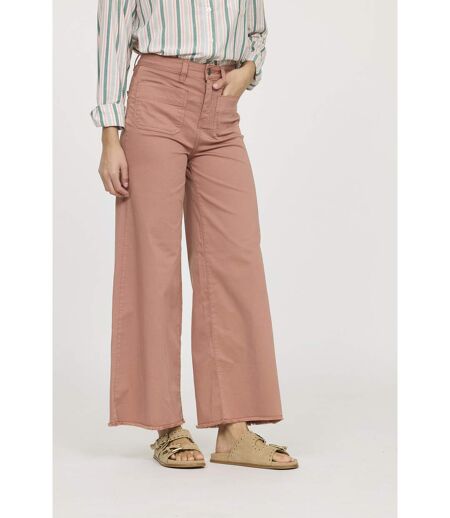 Pantalon coton cropped flare JOULIA