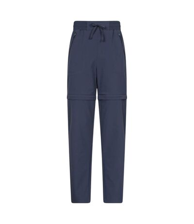 Womens/ladies explorer zip-off trousers navy Mountain Warehouse
